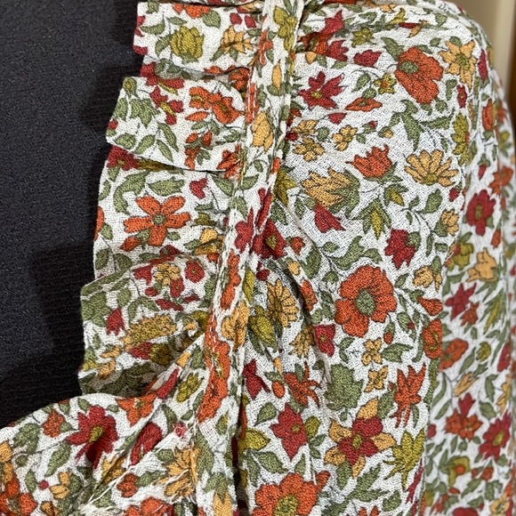 2/$30 Cynthia Rowley Floral Peasant Top Size Large - Picture 14 of 16
